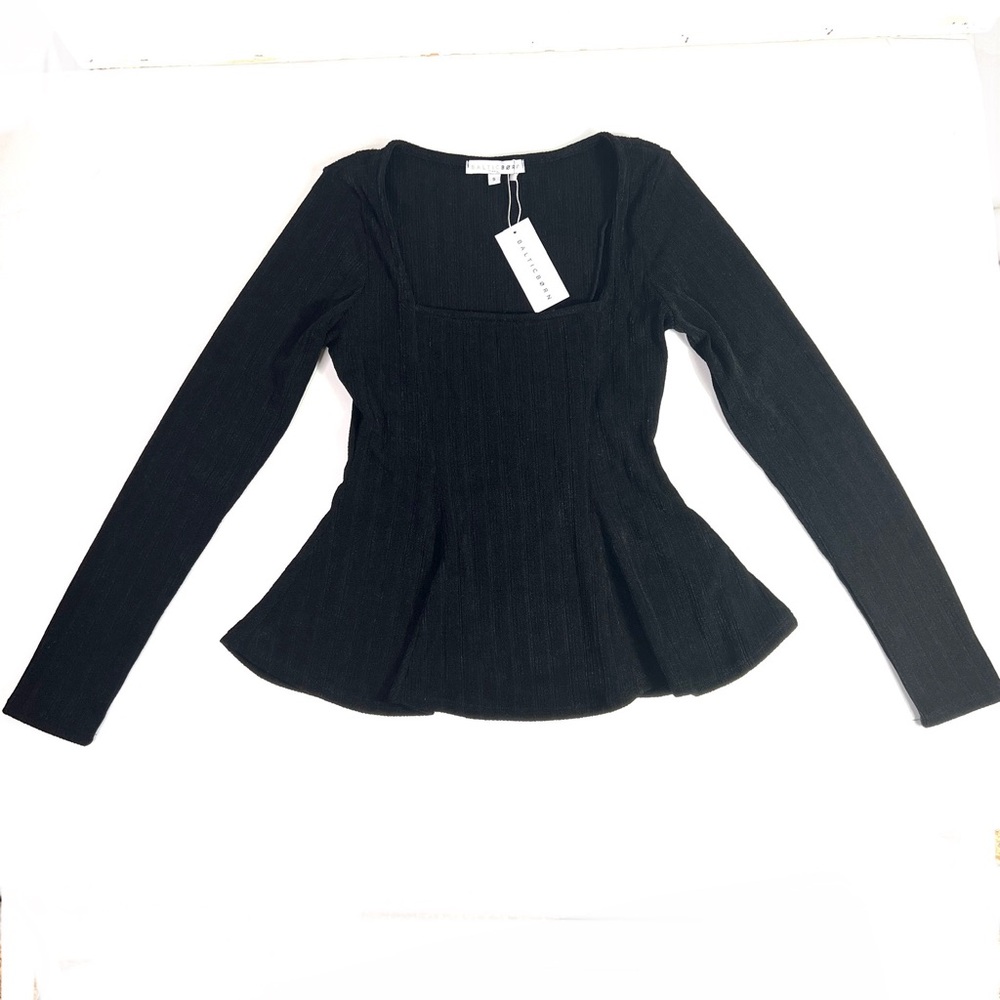 NWT Baltic Born Murphy Square Neck Top in Classic Black Size Small - Picture 12 of 13
